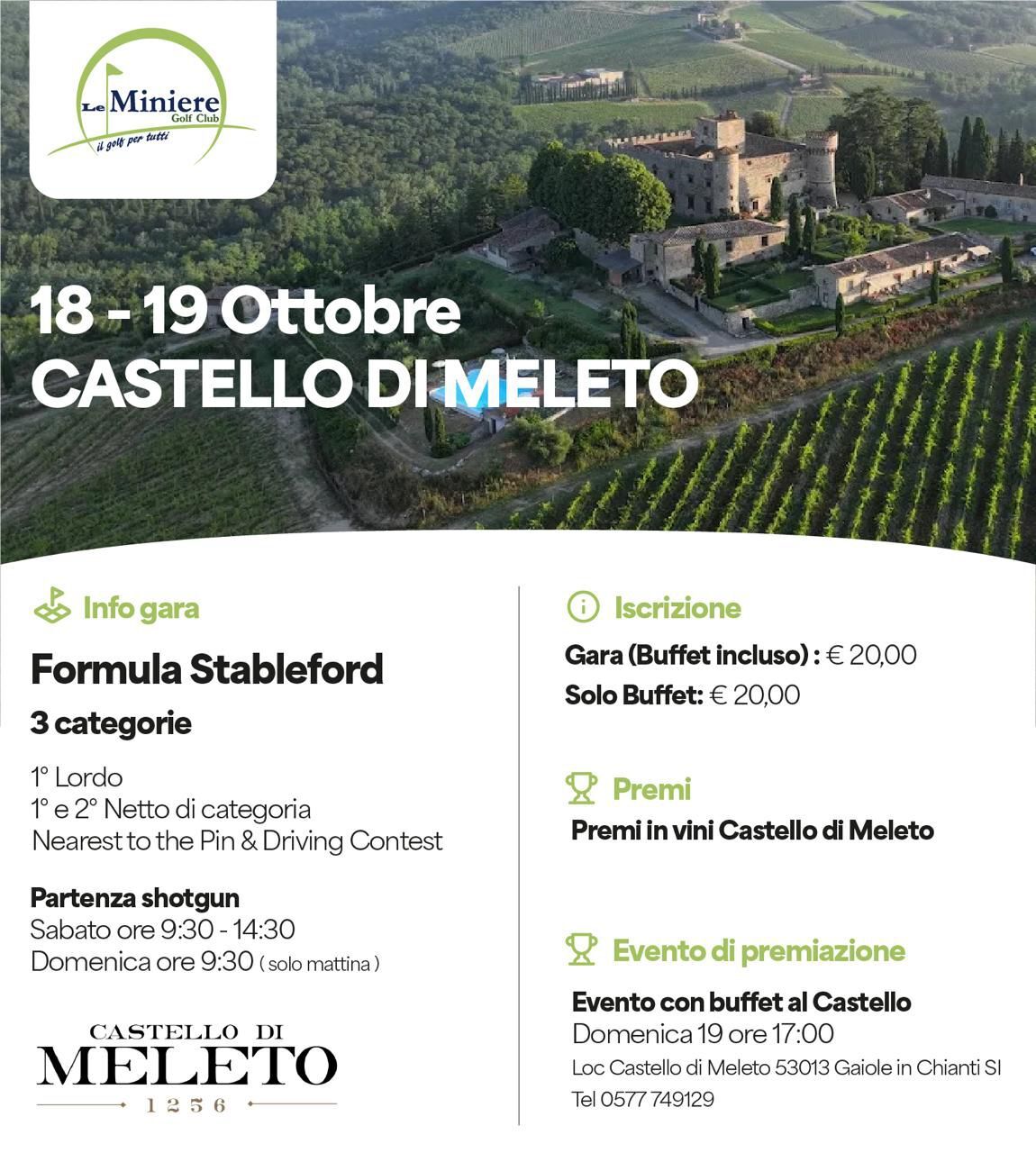 Locandina Castello di Meleto