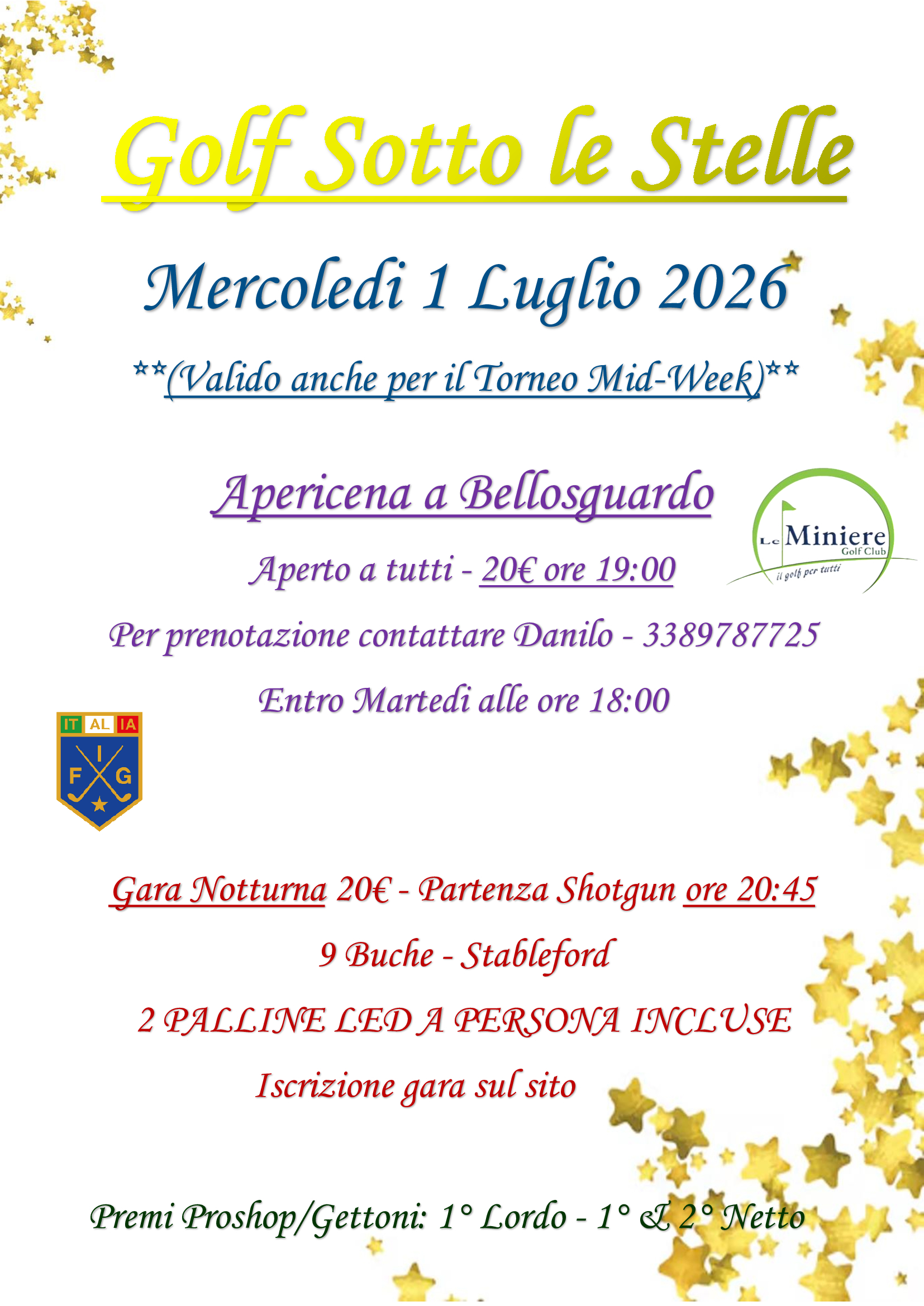 Golf Sotto Le Stelle Locandina